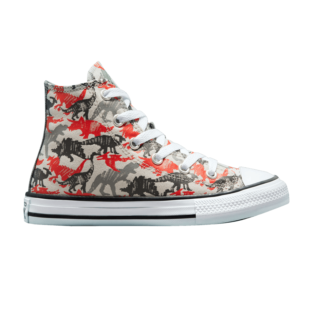 Image of Converse Chuck Taylor All Star High GS Dino Daze - Mouse (671598F)
