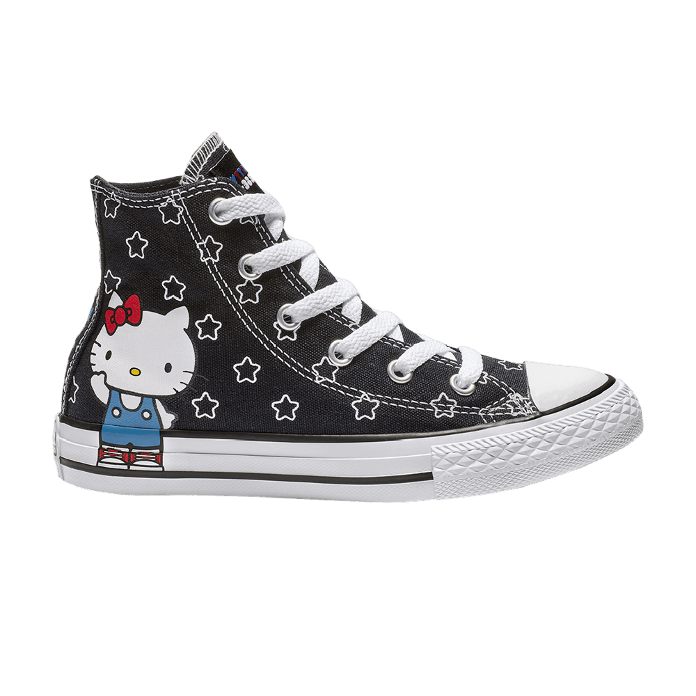 Image of Converse Hello Kitty x Chuck Taylor All Star Hi Black (163919F)