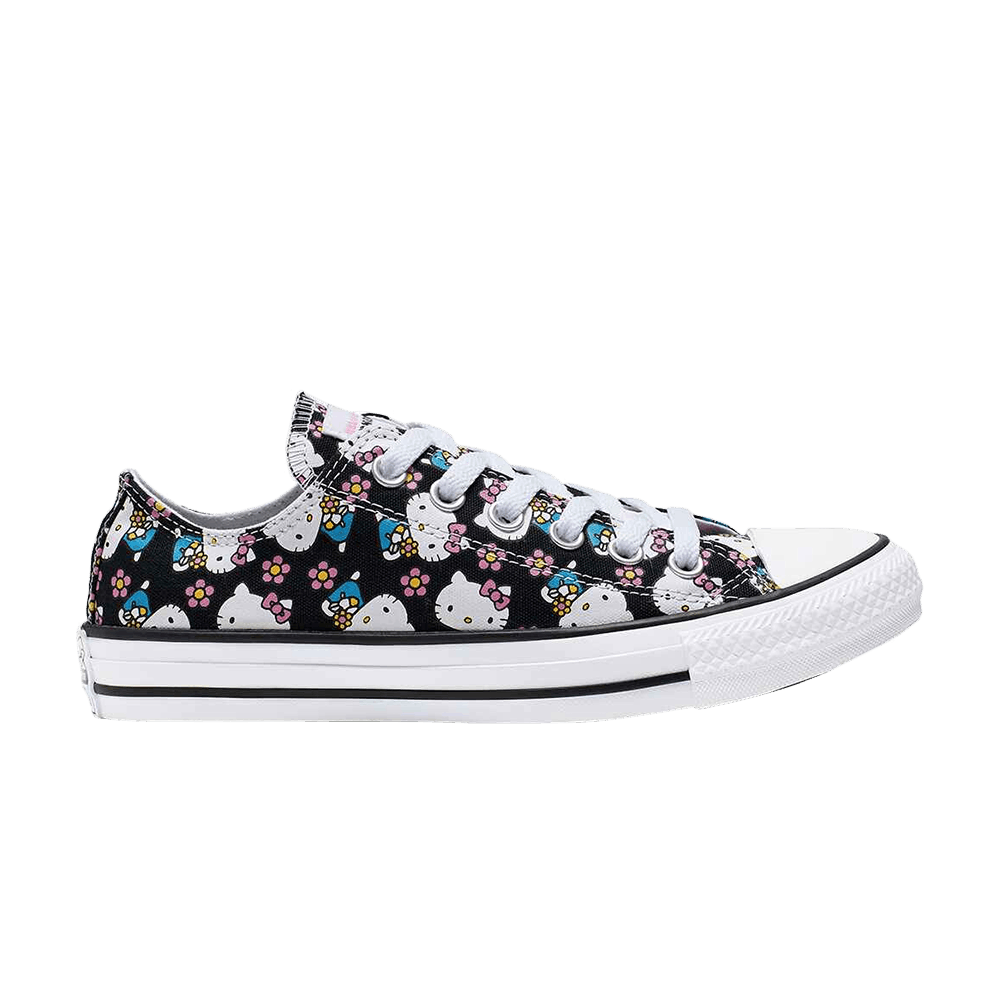 Image of Converse Hello Kitty x Chuck Taylor All Star Ox Kitty Flower Pattern (165765C)