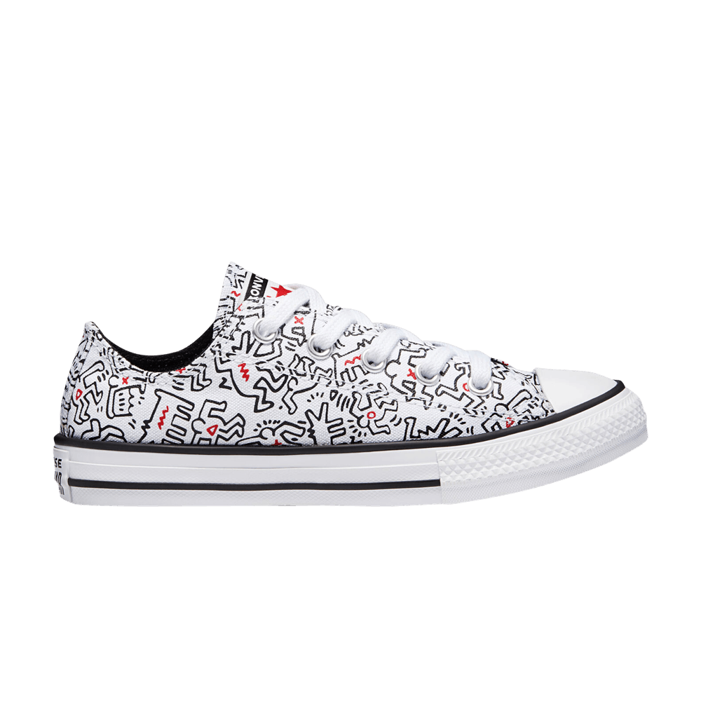 Image of Converse Keith Haring x Chuck Taylor All Star Low Dancing Figures Allover Print (171860F)