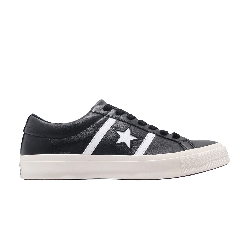 Image of Converse One Star Academy Leather OX Black (163757C)