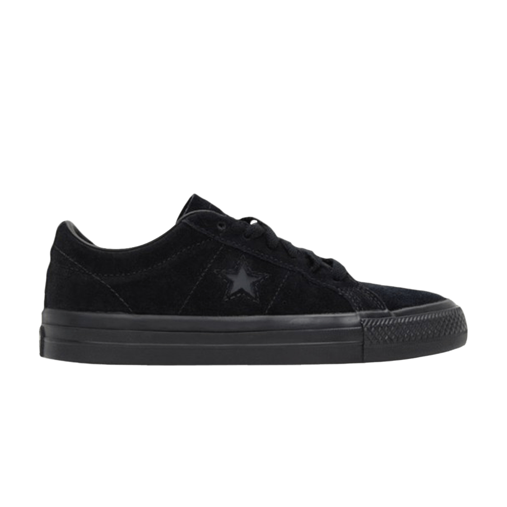 Image of Converse One Star Pro Low Triple Black (166839C)