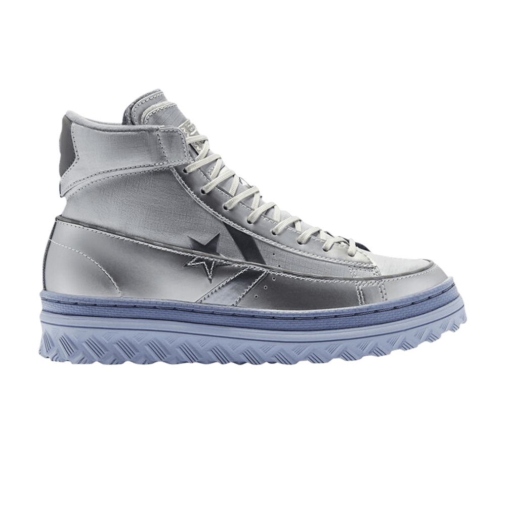 Image of Converse Pro Leather X2 High Metallic Vis - Silver (169529C)