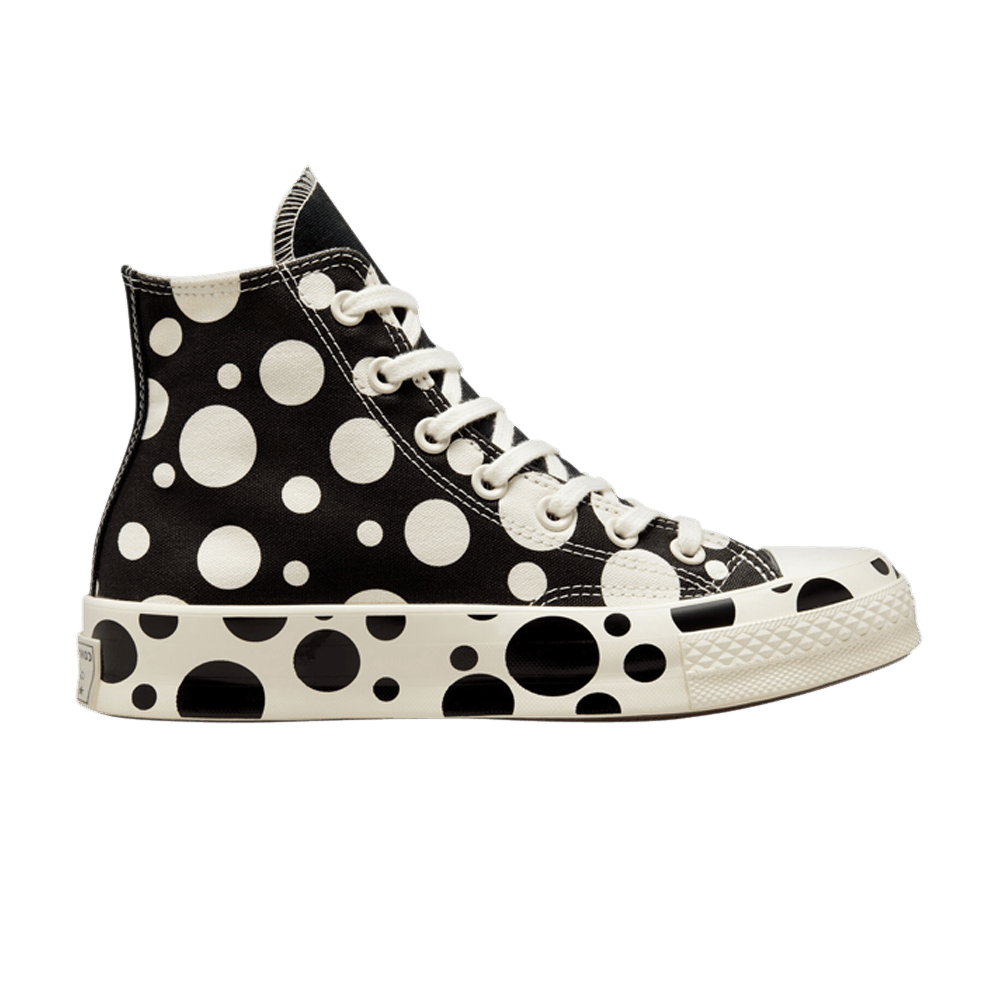 Image of Converse Wmns Chuck 70 High Polka Dots - Black (A01182C)