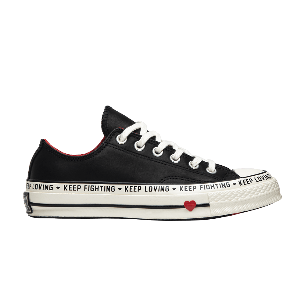 Image of Converse Wmns Chuck 70 Low Love Graphic - Black (563473C)