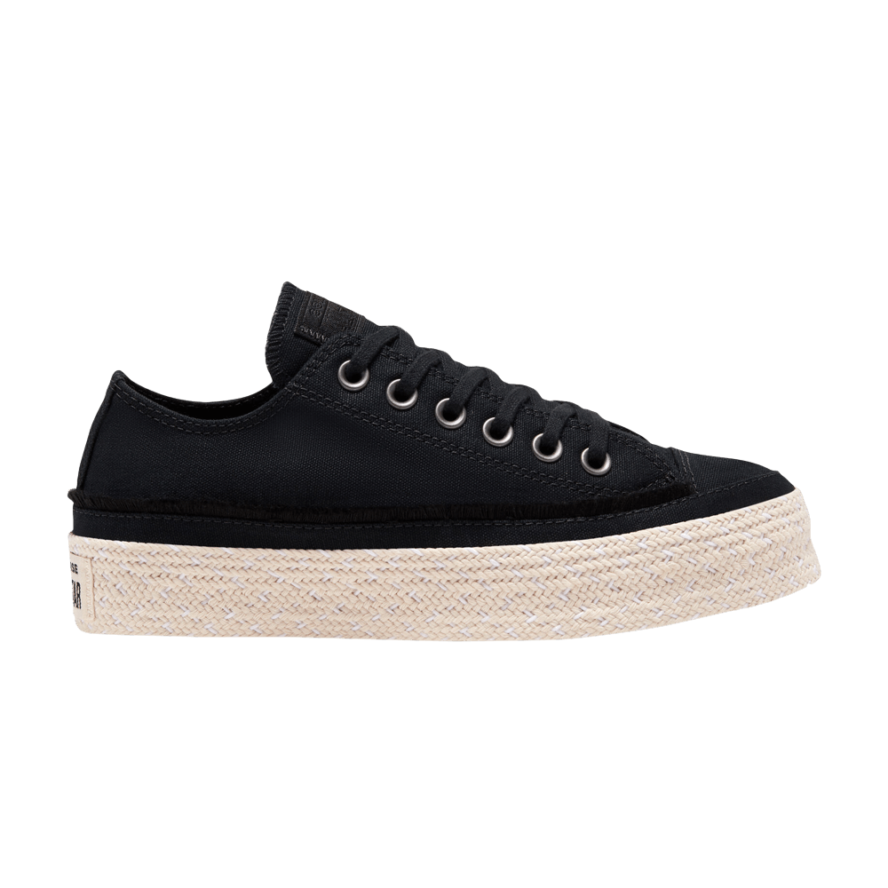 Image of Converse Wmns Chuck Taylor All Star Espadrille Low Trail to Cove - Black (567685C)
