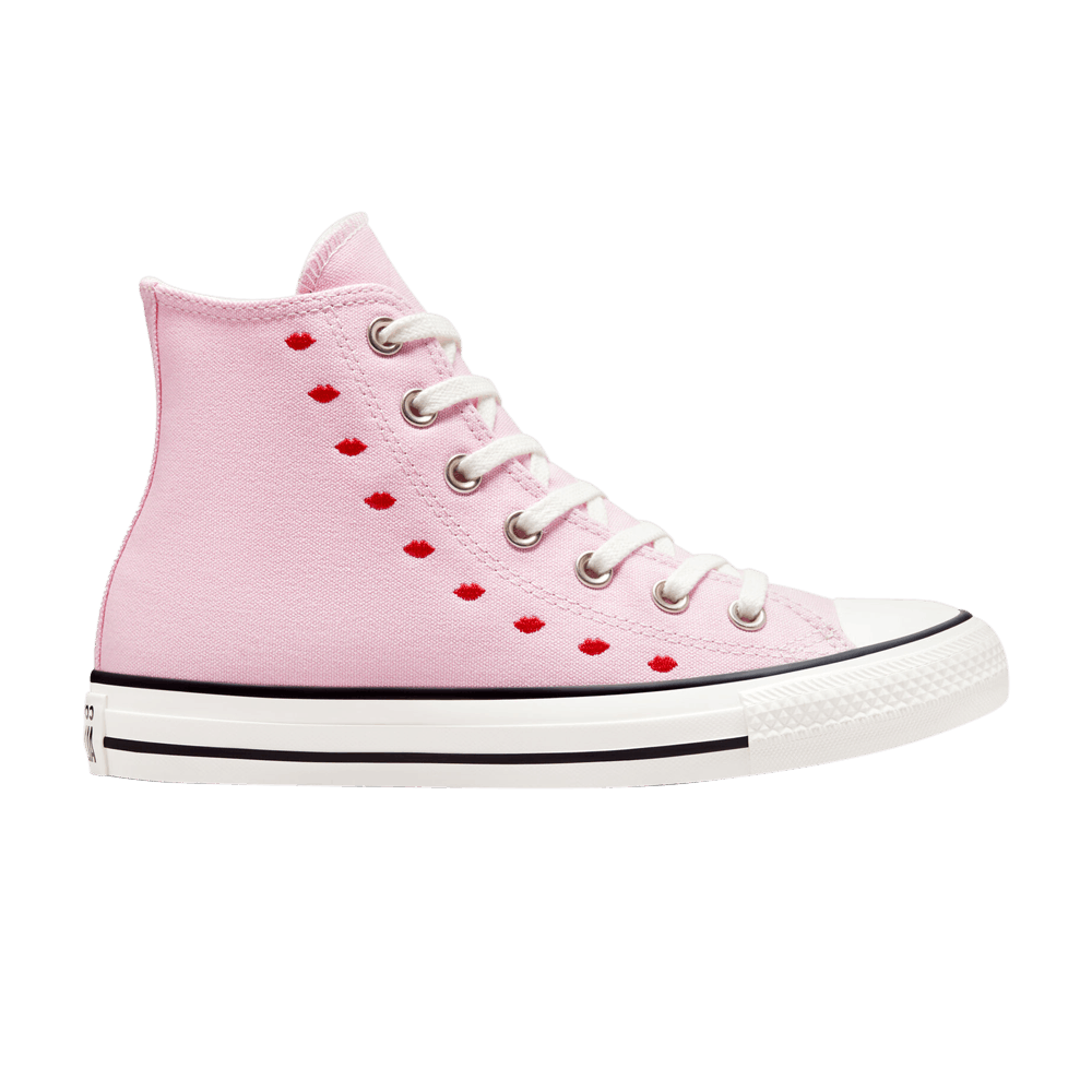 Image of Converse Wmns Chuck Taylor All Star High Embroidered Hearts - Cherry Blossom (A01603F)