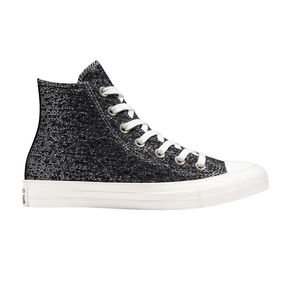 Image of Converse Wmns Chuck Taylor All Star High Metallic Shimmer - Black (570985F)