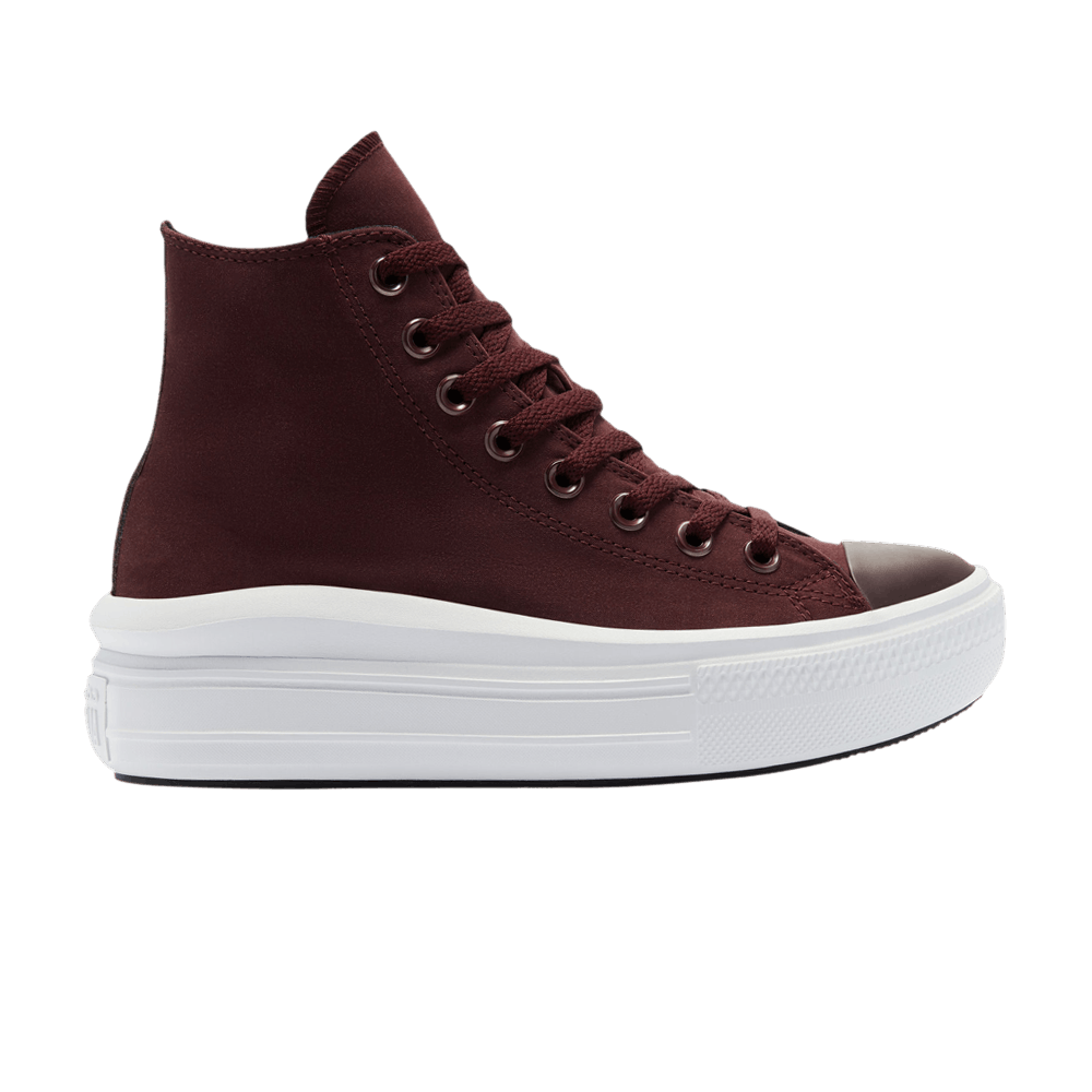 Image of Converse Wmns Chuck Taylor All Star High Move Diamond Metal - Black Currant (569544C)