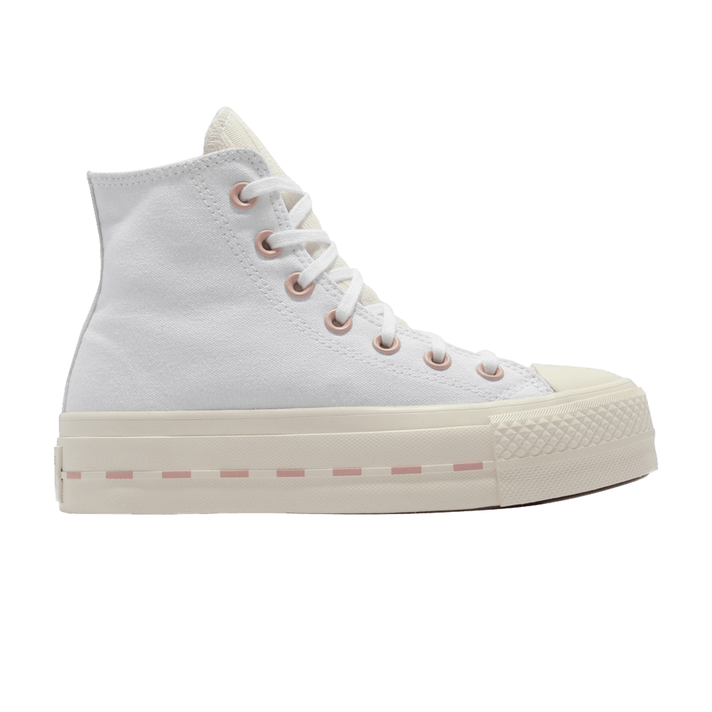 Image of Converse Wmns Chuck Taylor All Star Lift High White Pink Clay (572709C)