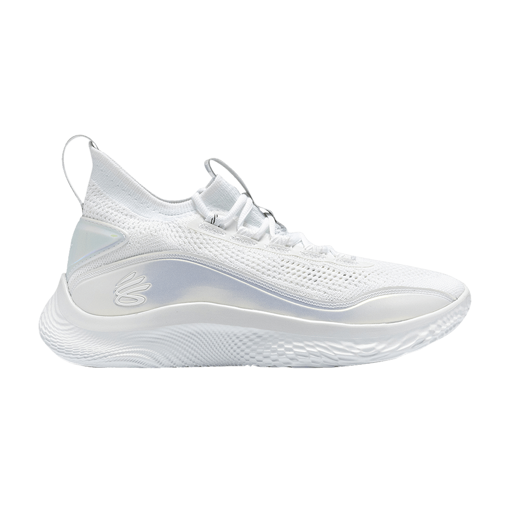 Image of Curry Brand Curry Flow 8 GS White Iridescent (3024423-104)