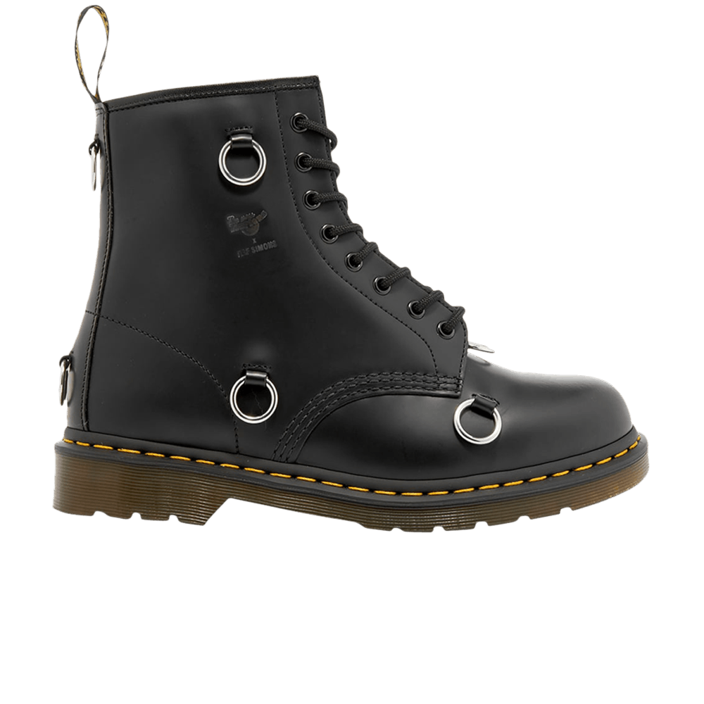Image of Drpoint Martens Raf Simons x 1460 Smooth Black (25926001)