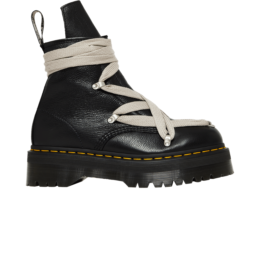 Image of Drpoint Martens Rick Owens x 1460 Quad Sole Pentagram Jumbo Lace Boot Black (27977001)
