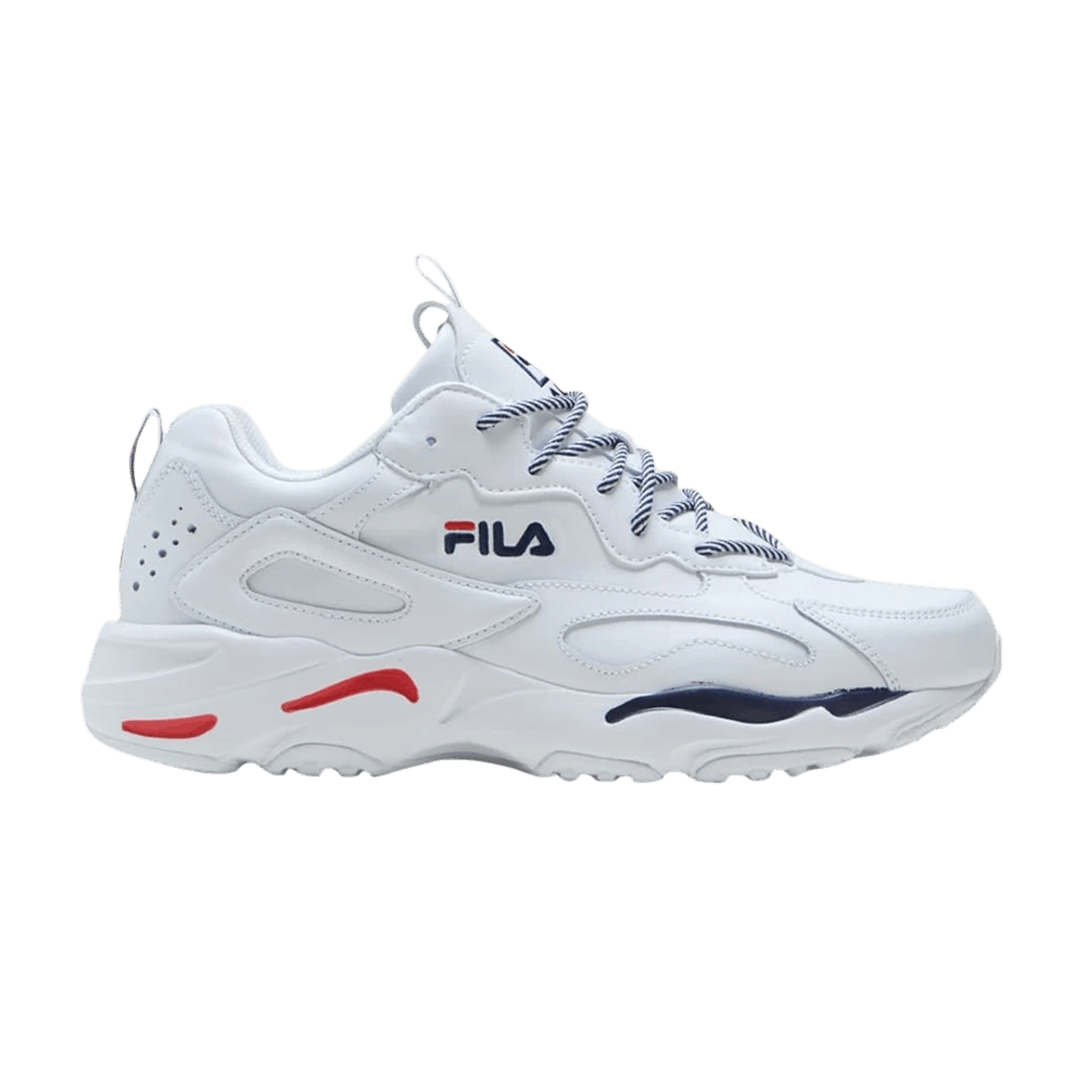 fila ray tracer white navy red