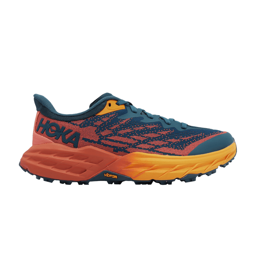 Image of Hoka One One Wmns Speedgoat 5 Wide Blue Coral Camellia (1123160-BCCML)