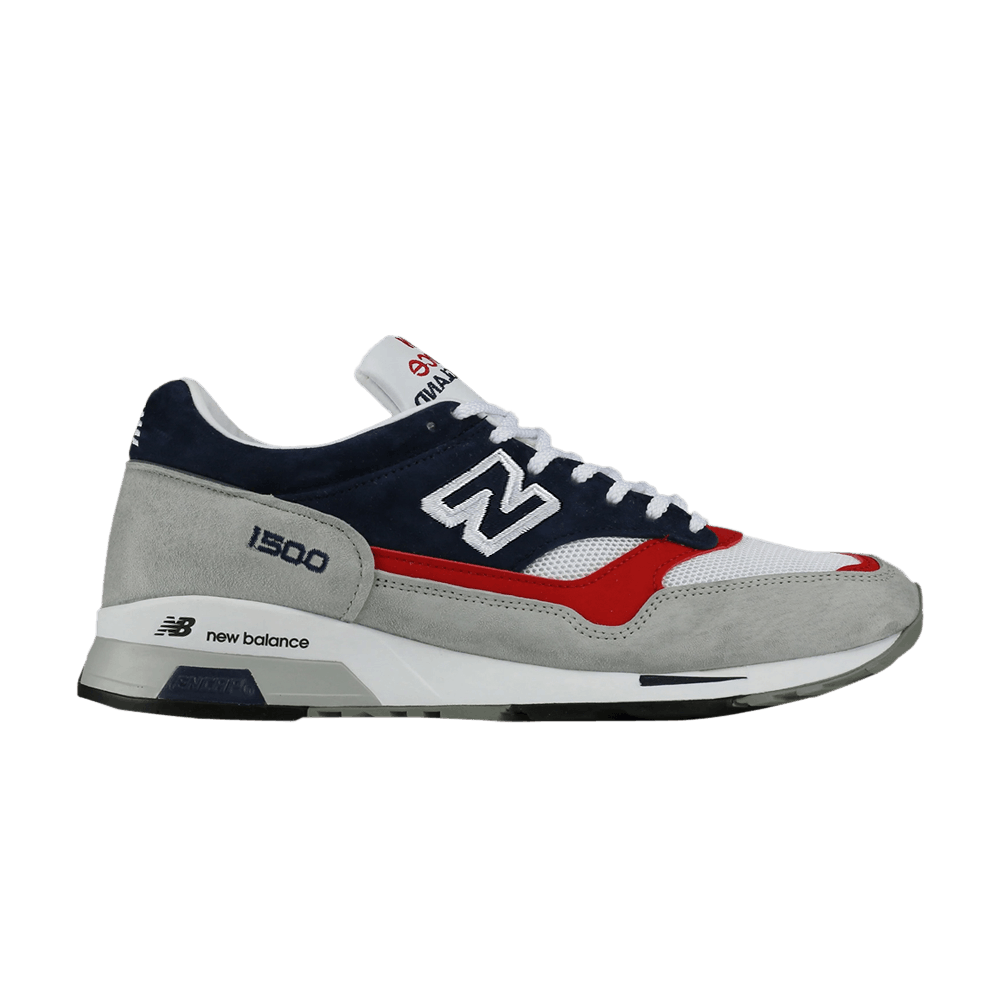 Image of New Balance 1500 Made in England Grey Navy Red (M1500GWR)