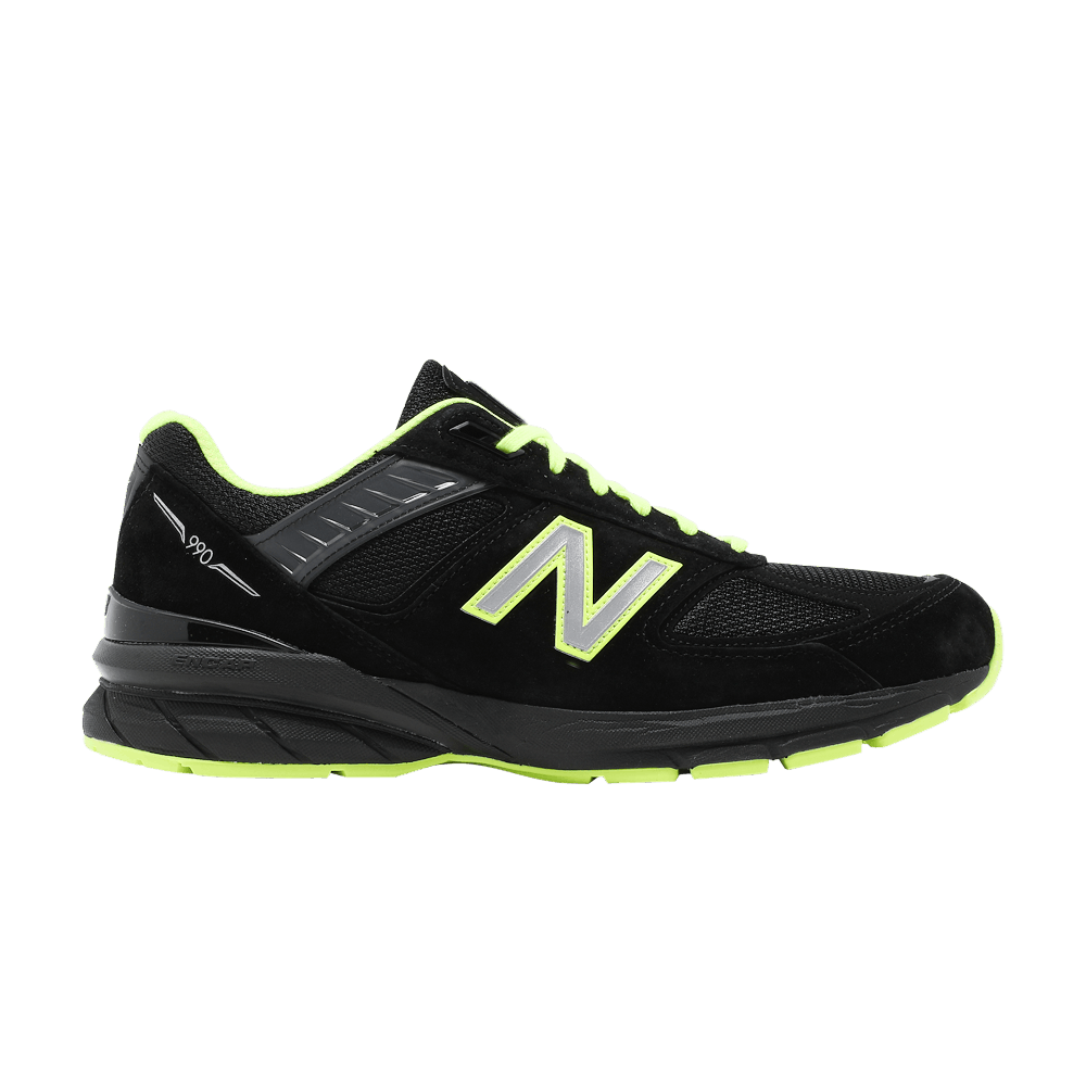 Image of New Balance 990v5 Made in USA Black Hi Lite (M990BY5)