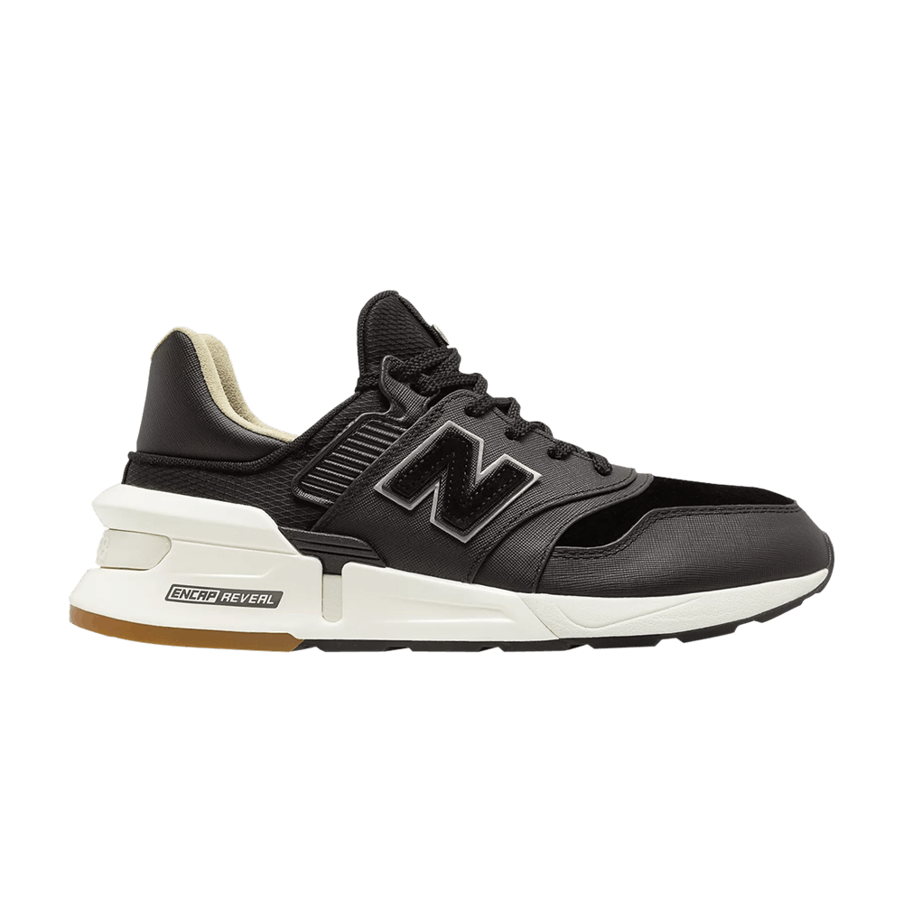 Image of New Balance 997S Black Saffiano Leather (MS997RB)