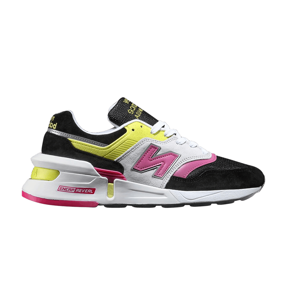 Image of New Balance 997S Made In USA Black Pink Yellow (M997SKP)