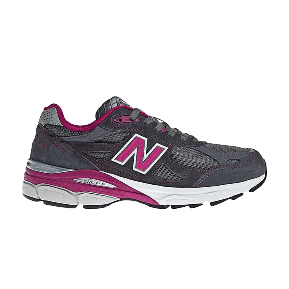 Image of New Balance Wmns 990v3 Made In USA Breast Cancer Awareness (W990KM3)