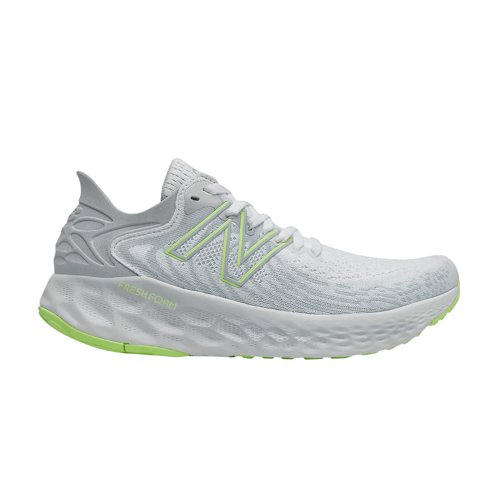 Image of New Balance Wmns Fresh Foam 1080v11 White Bleached Lime Glow (W1080Y11)