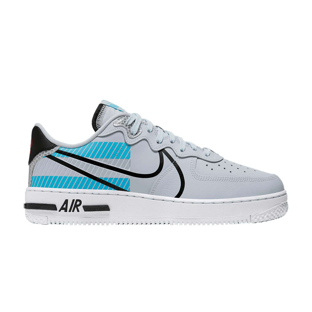 Image of Nike 3M x Air Force 1 React LX Pure Platinum Baltic Blue (CT3316-001)