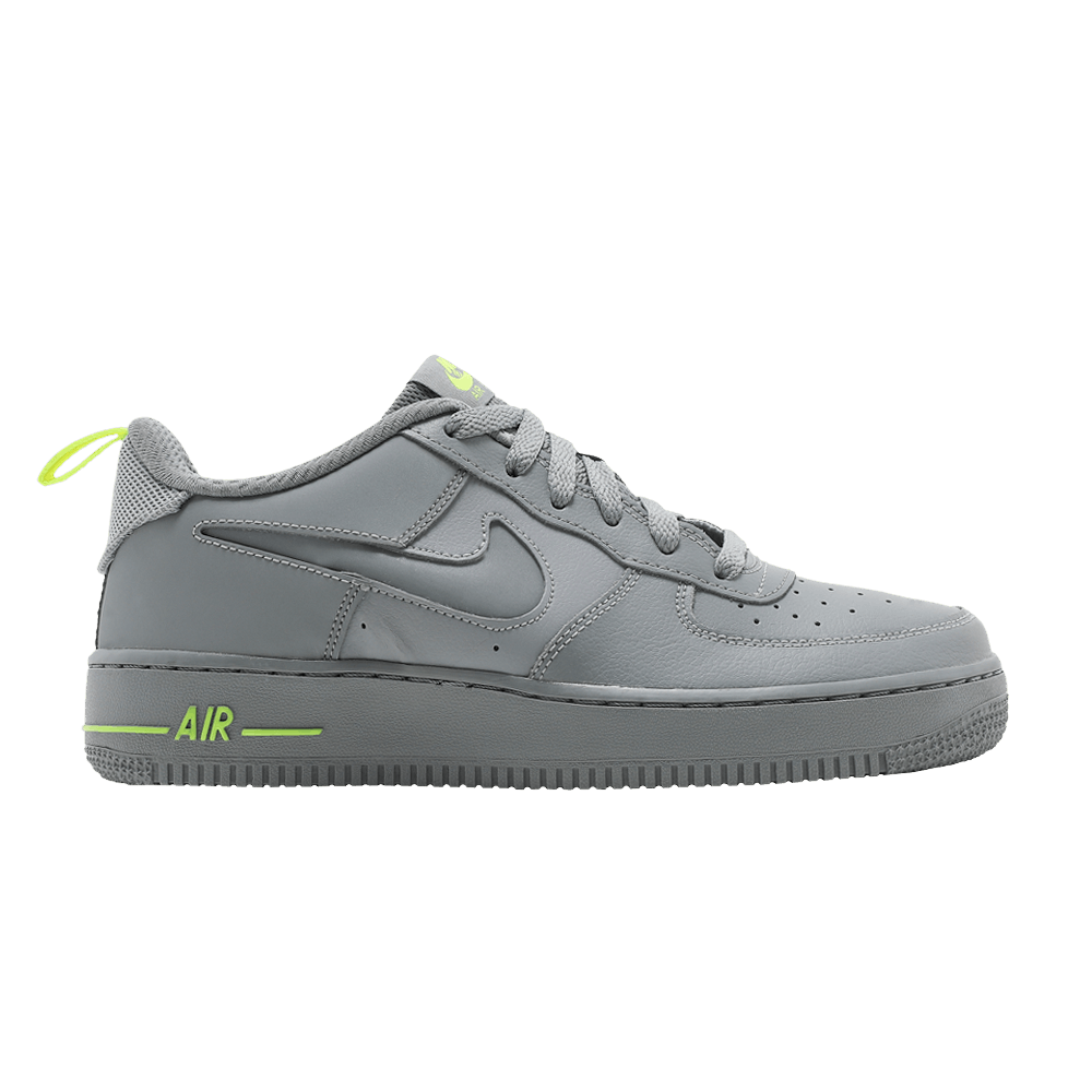 Image of Nike Air Force 1 07 LV8 GS Particle Grey Volt (DD3227-001)