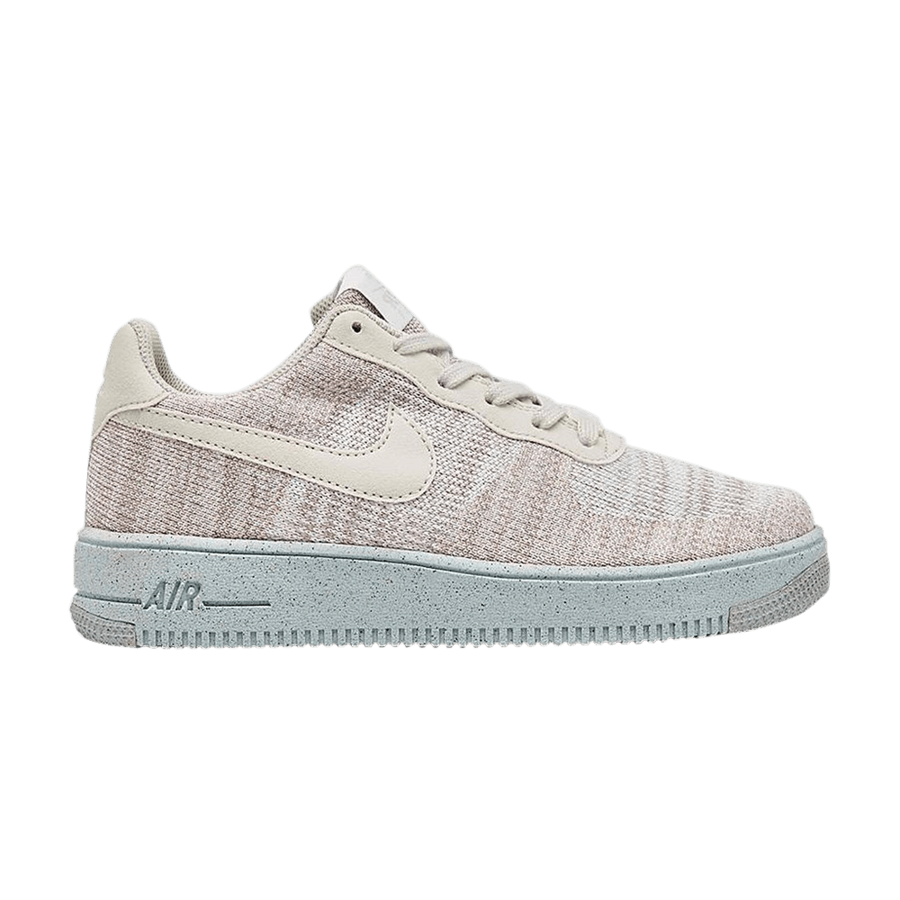 Image of Nike Air Force 1 Crater Flyknit GS White Chambray Blue (DH3375-101)