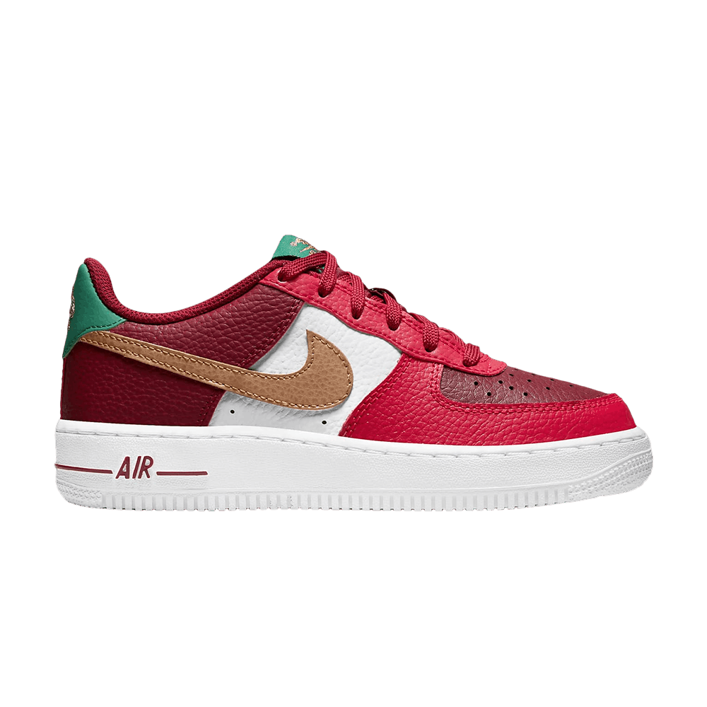 Image of Nike Air Force 1 GS Christmas (DQ4709-600)