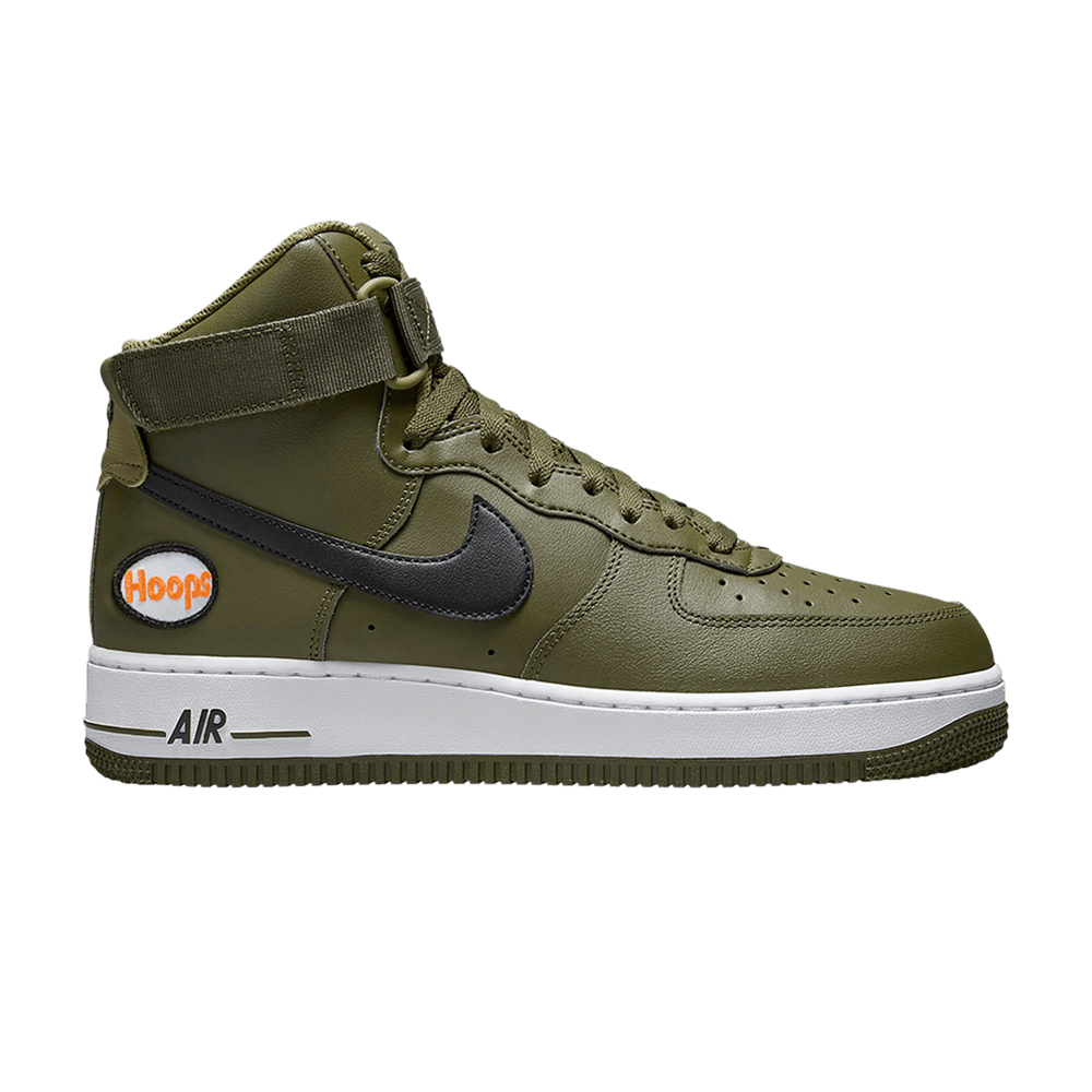 Image of Nike Air Force 1 High 07 LV8 Hoops Pack - Rough Green (DH7453-300)