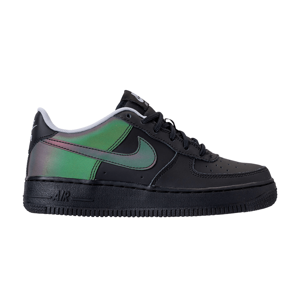 Image of Nike Air Force 1 Low LV8 GS Reflective Black (820438-009)