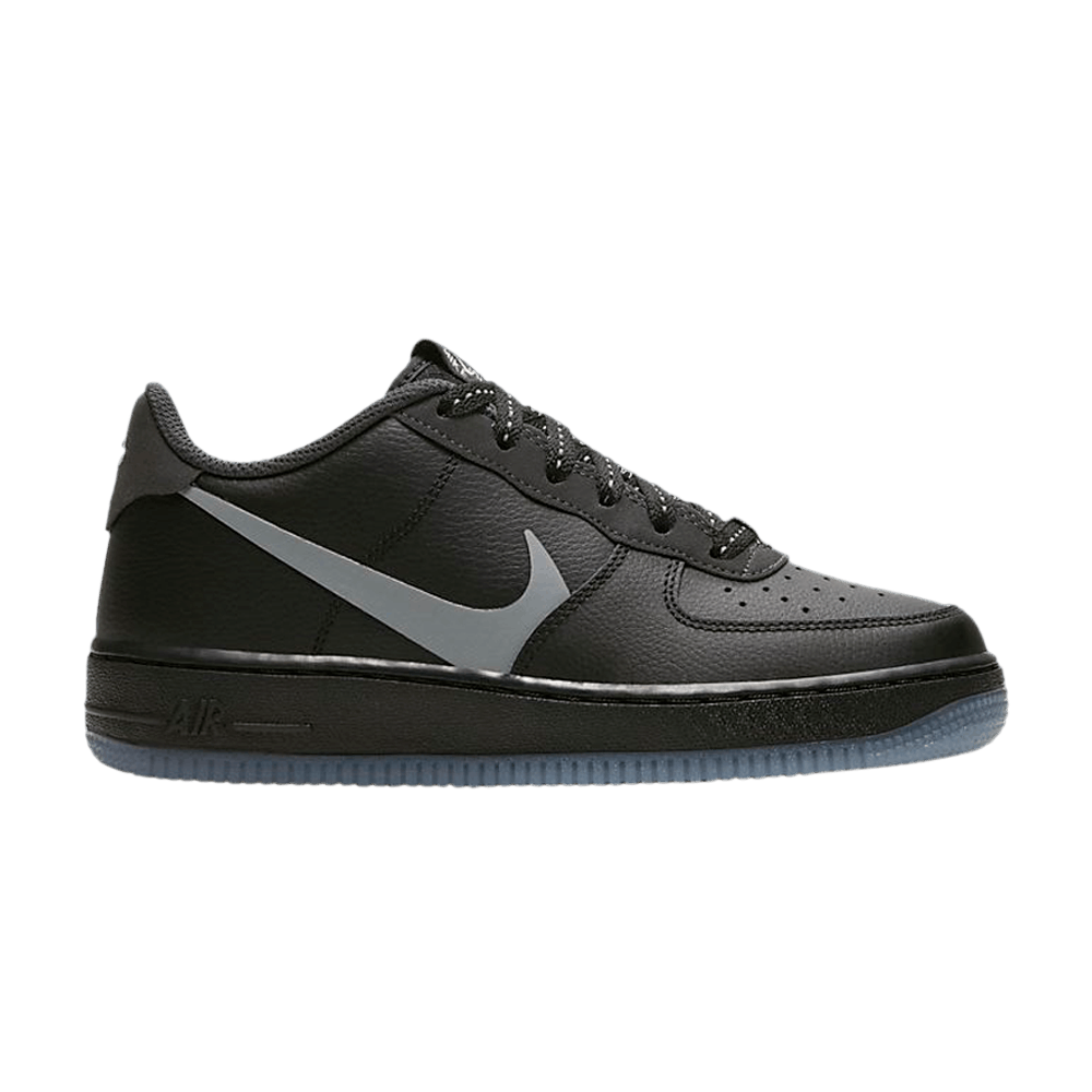 Image of Nike Air Force 1 LV8 3 GS Black Silver Lilac (CD7409-001)