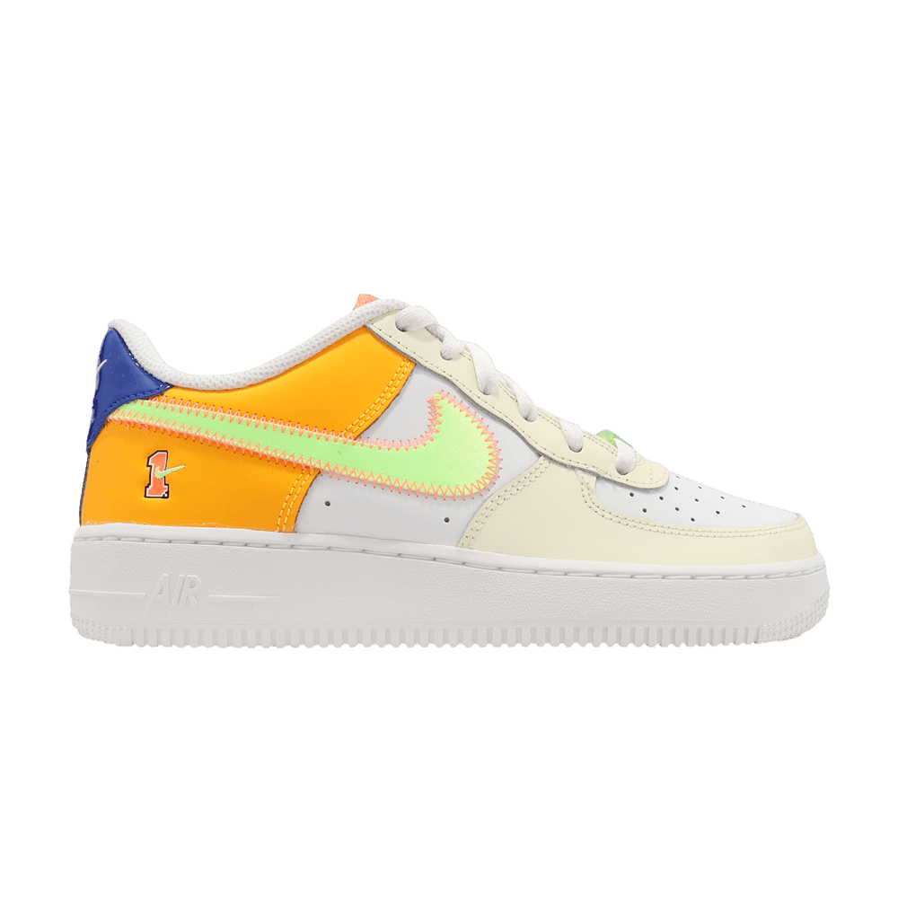 Image of Nike Air Force 1 LV8 GS Player One - Laser Orange (FB1838-131)
