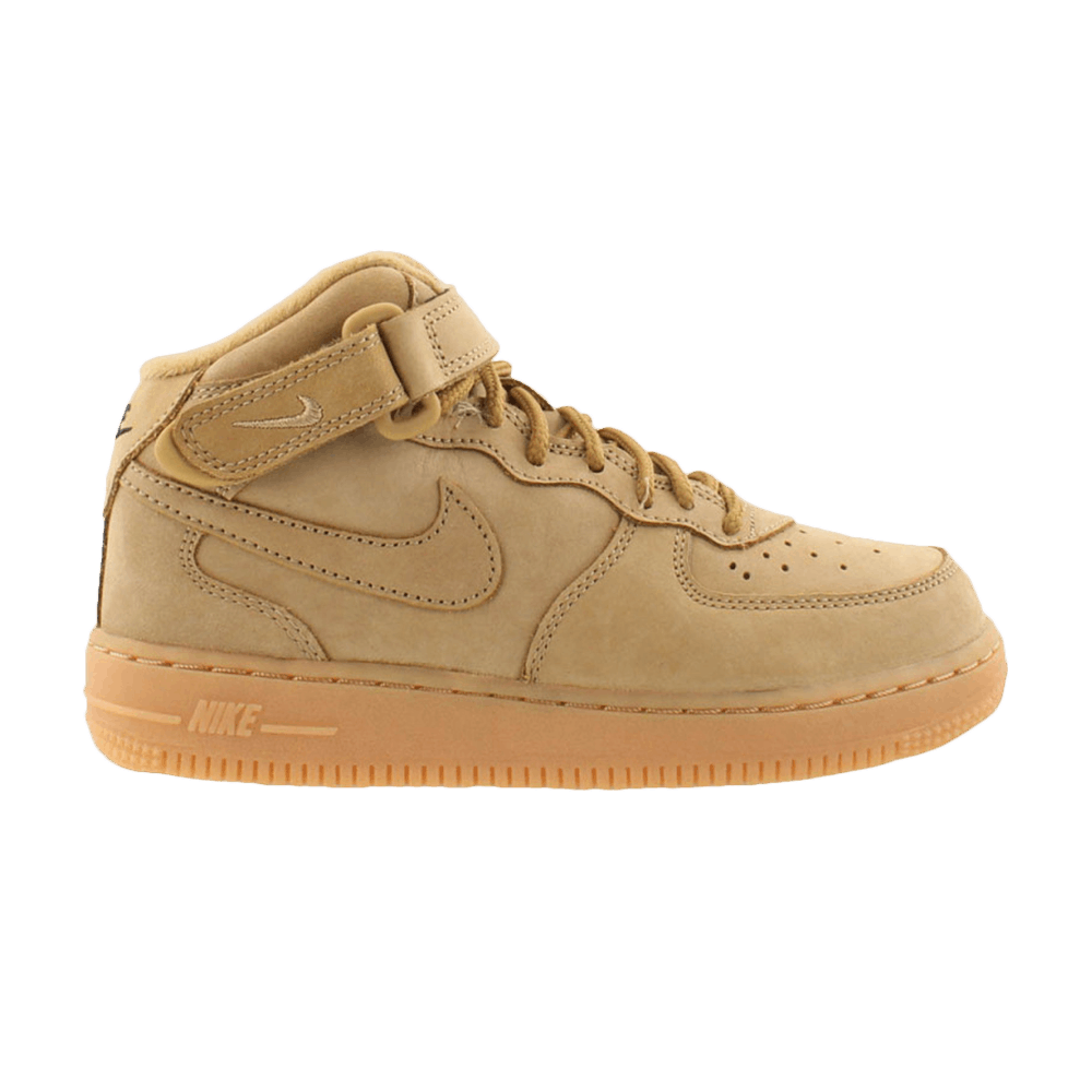 Image of Nike Air Force 1 Mid WB PS Flax (AH0756-203)