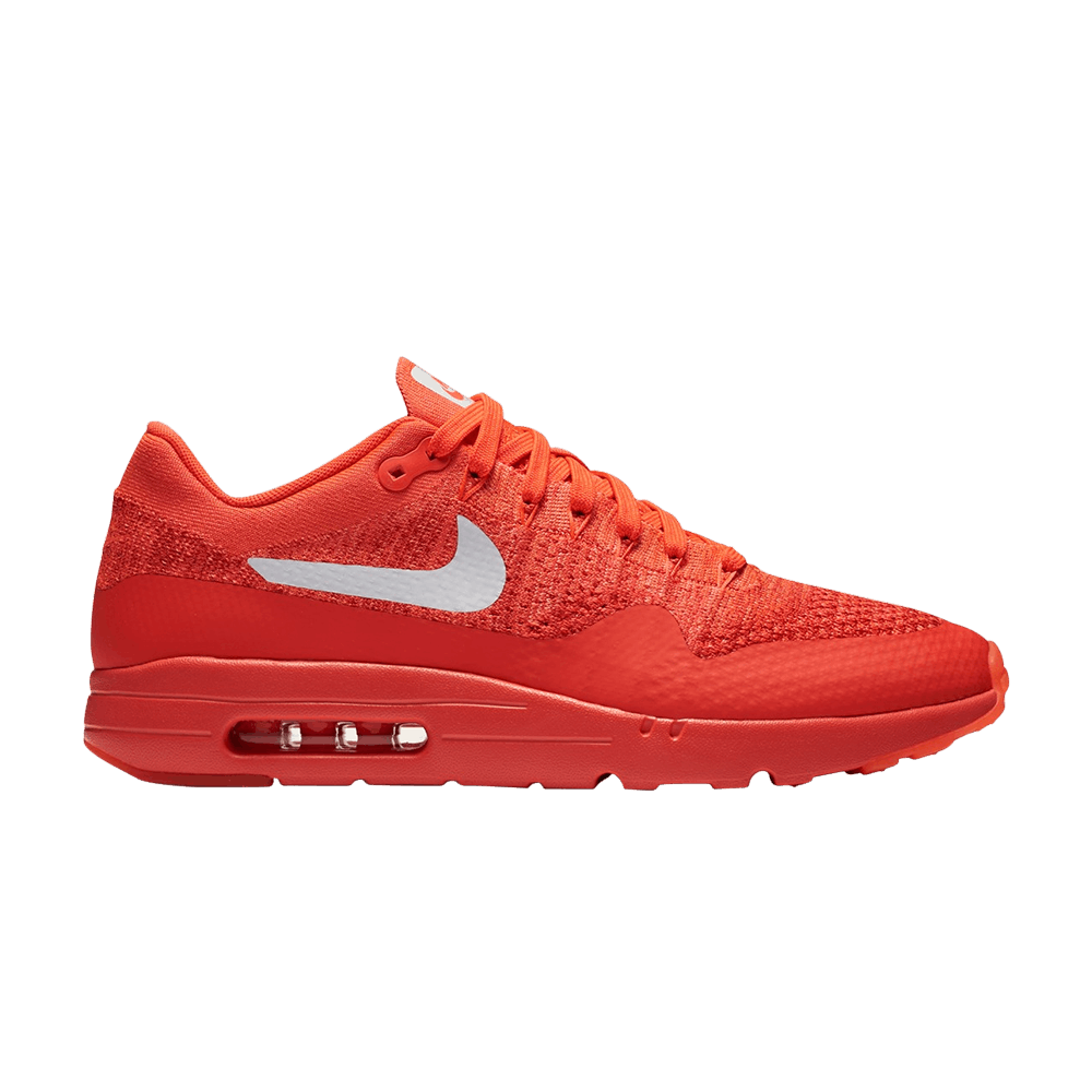 Image of Nike Air Max 1 Ultra Flyknit Bright Crimson (843384-601)