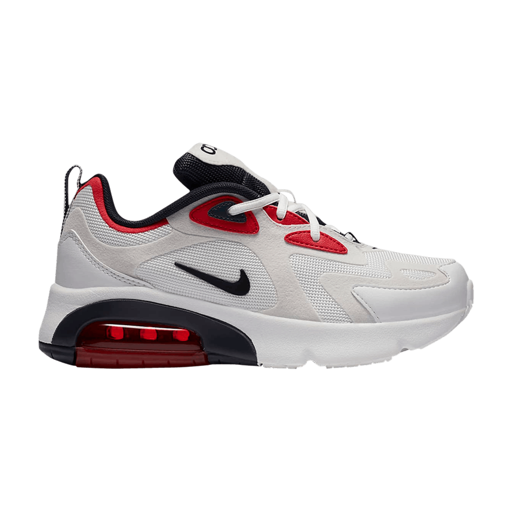 Image of Nike Air Max 200 GS Summit White University Red (AT5627-105)