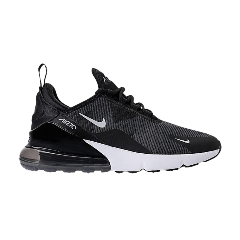 Image of Nike Air Max 270 Knit Jacquard GS Black (AR0301-008)