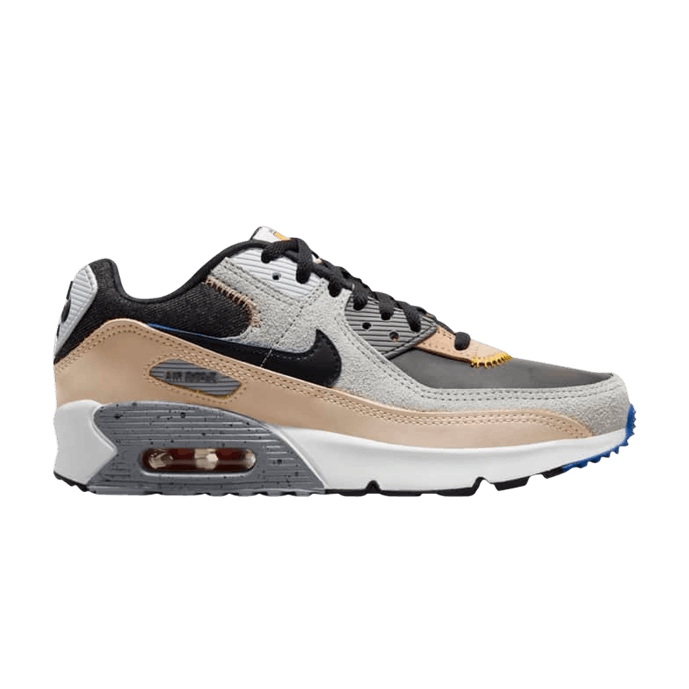 Image of Nike Air Max 90 GS Alter And Reveal Pack - Grey Fog (DO6111-001)