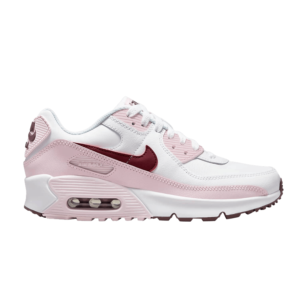 Image of Nike Air Max 90 Leather GS Pink Foam (CD6864-114)