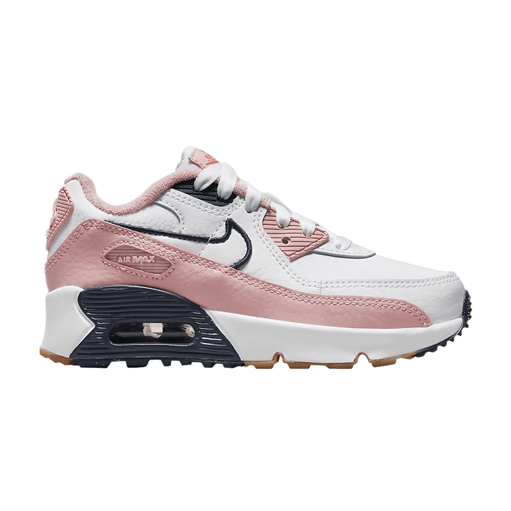 Image of Nike Air Max 90 SE PS White Pink Glaze Gum (DB0489-100)