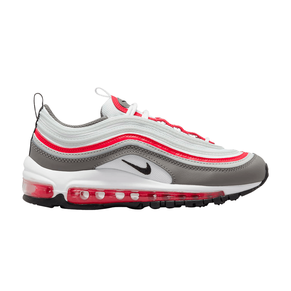 Image of Nike Air Max 97 GS White Flat Pewter (921522-110)