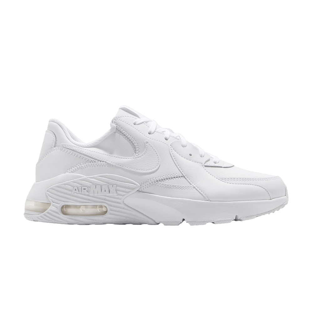 Image of Nike Air Max Excee Leather Triple White (DB2839-100)