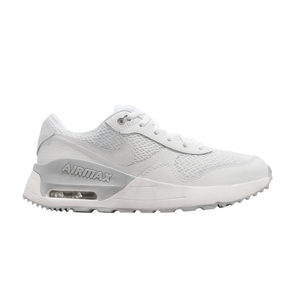 Image of Nike Air Max SYSTM GS White Pure Platinum (DQ0284-102)