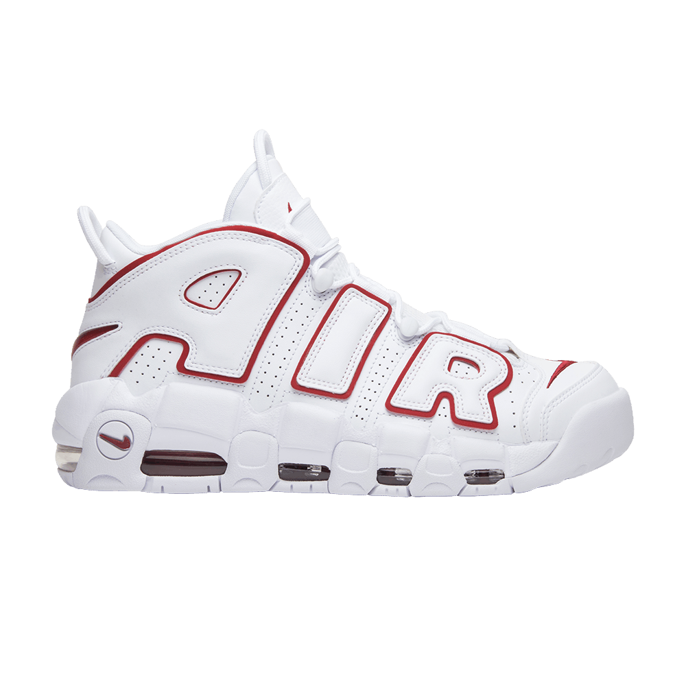 Image of Nike Air More Uptempo White Varsity Red 2018 (921948-102-18)