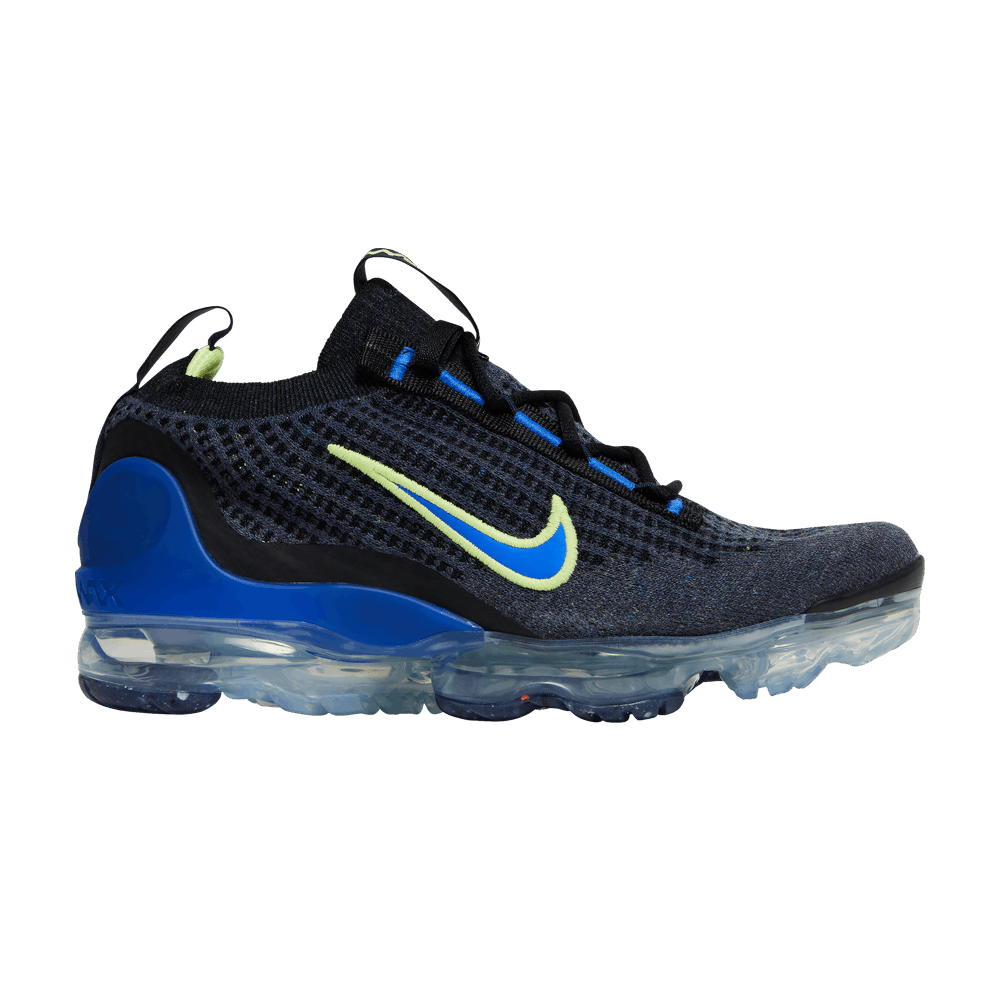Image of Nike Air VaporMax 2021 Flyknit GS Obsidian Racer Blue (DB1550-401)