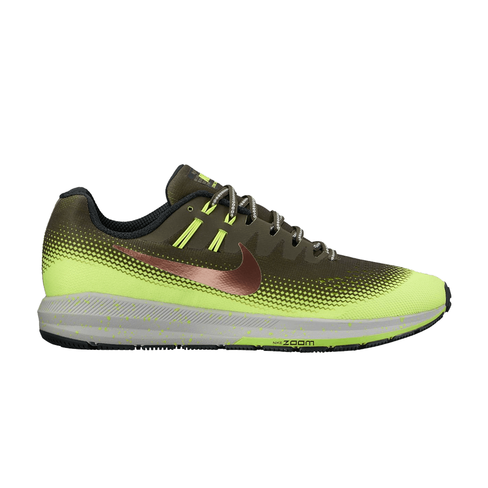 Image of Nike Air Zoom Structure 20 Shield Cargo Khaki Volt (849581-300)