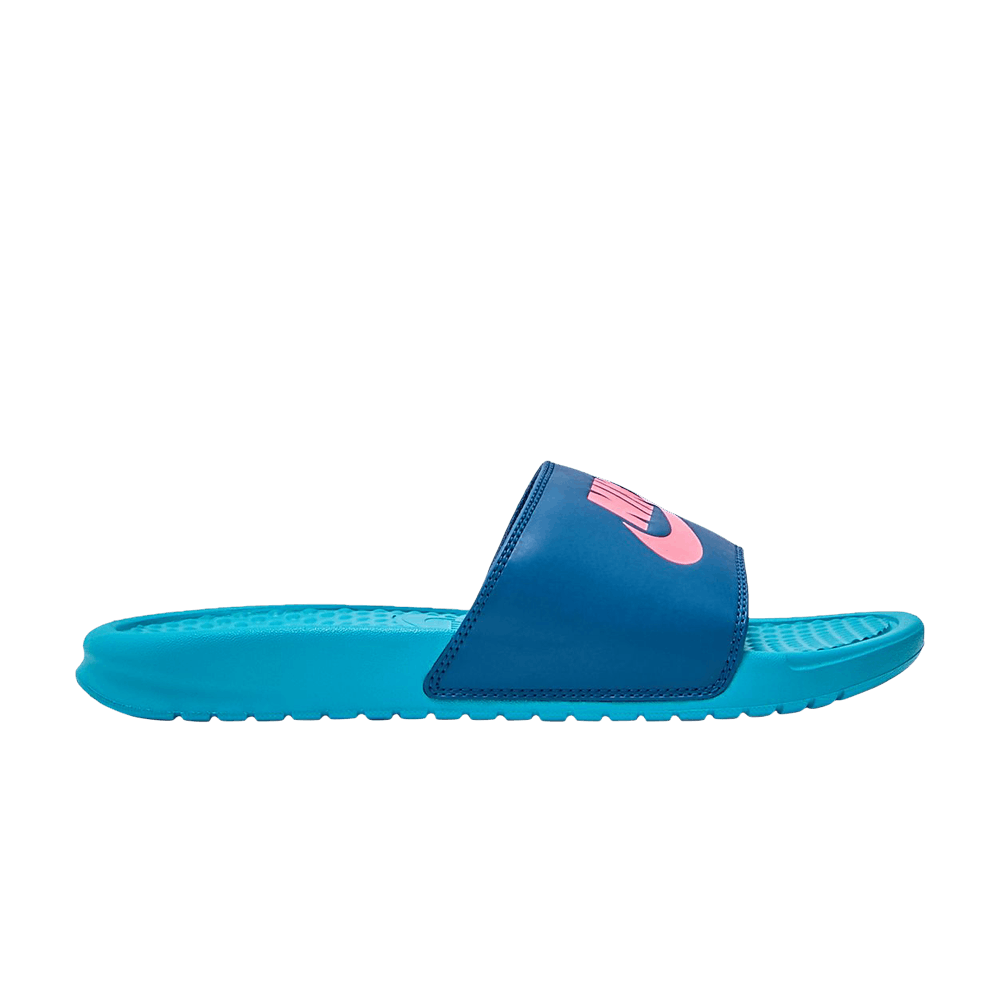 Image of Nike Benassi JDI Slide Teal Nebula (343880-304)