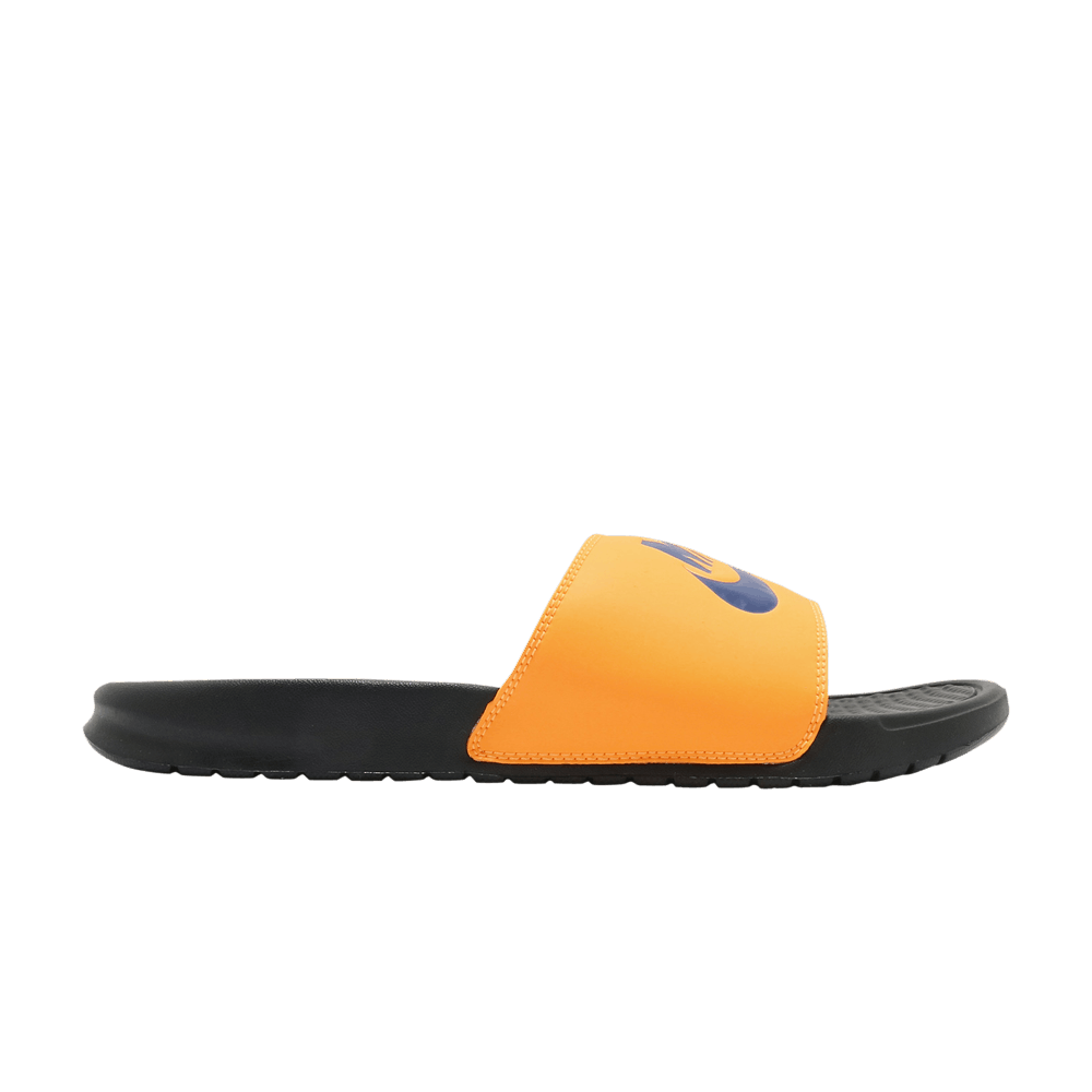 Image of Nike Benassi JDI Slides Laser Orange Royal (343880-035)