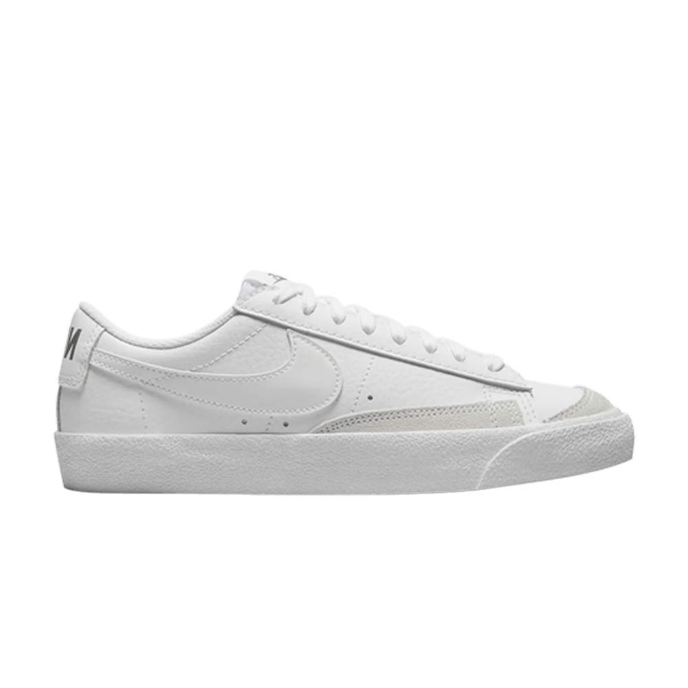 Image of Nike Blazer Low 77 GS White Flat Pewter (DA4074-110)