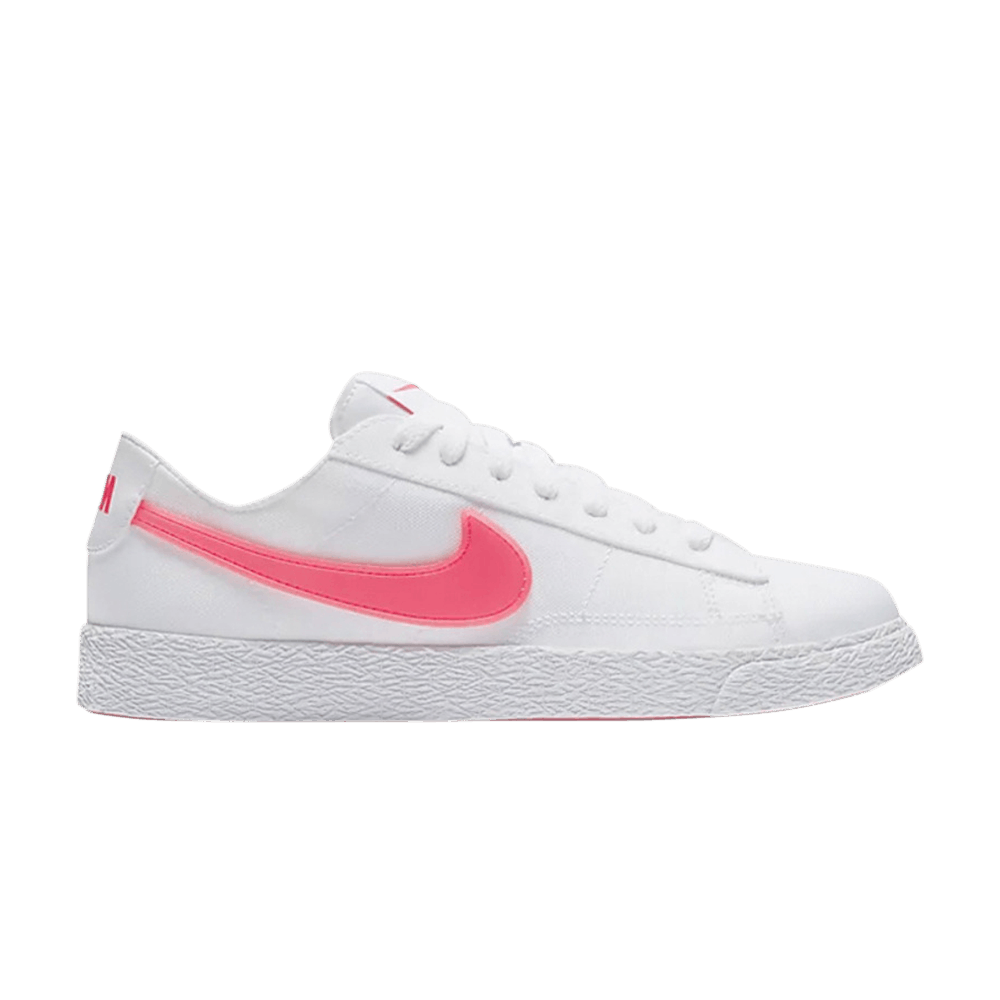 Image of Nike Blazer Low Pop GS White Rush Pink (AQ5604-100)